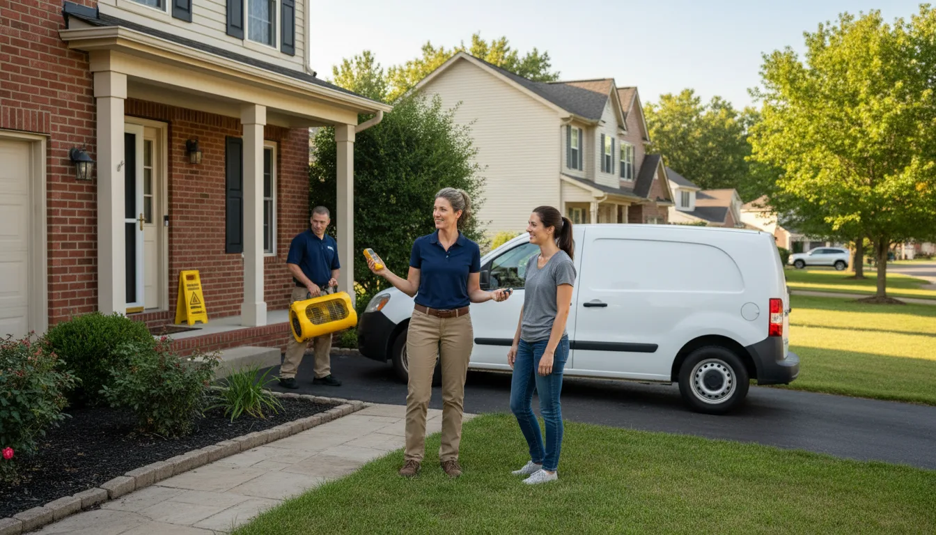 Water restoration image for Fire And Smoke Damage Restoration in Garwood, TX